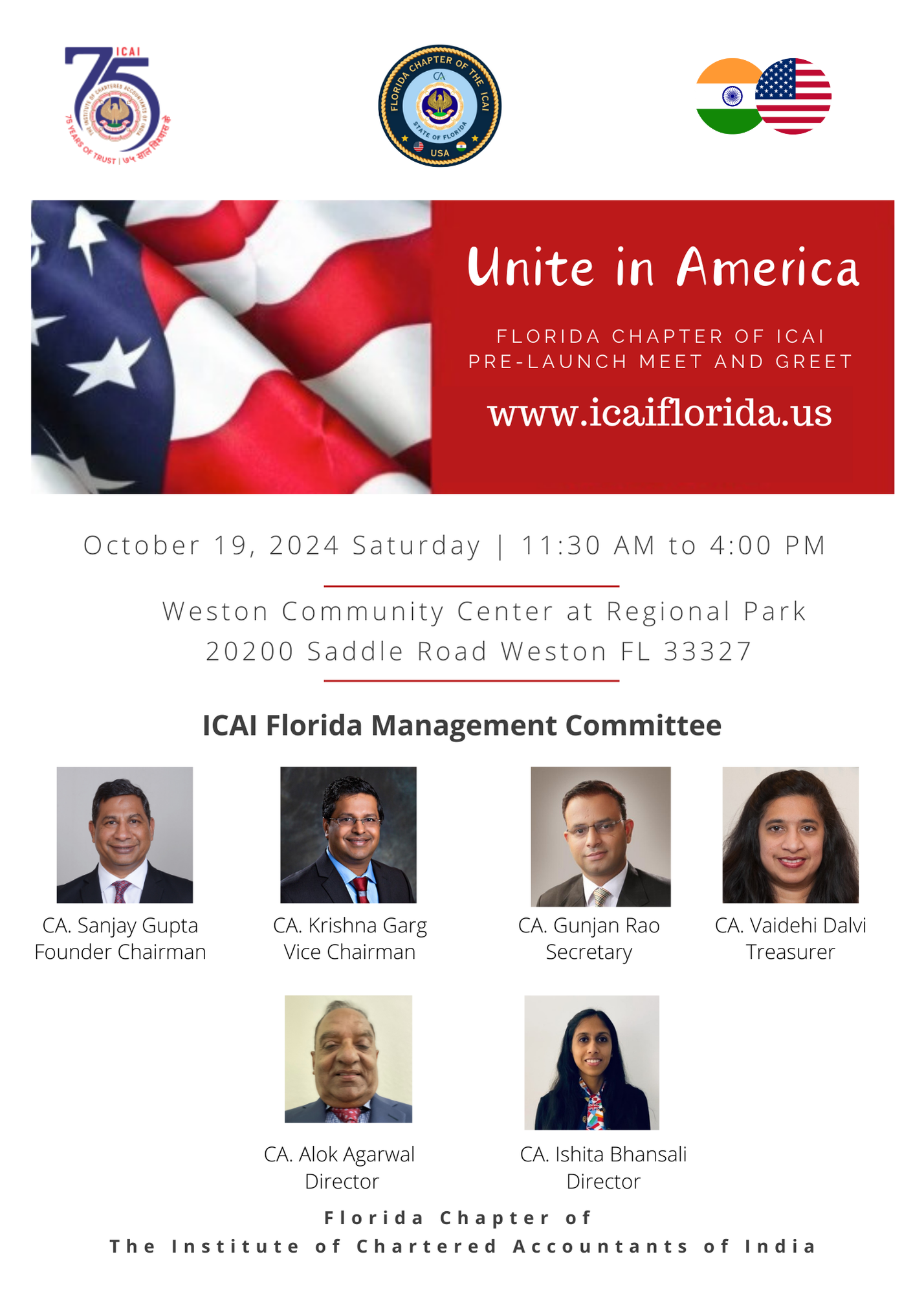 Florida Chapter of ICAI | Pre-launch Meet and Greet