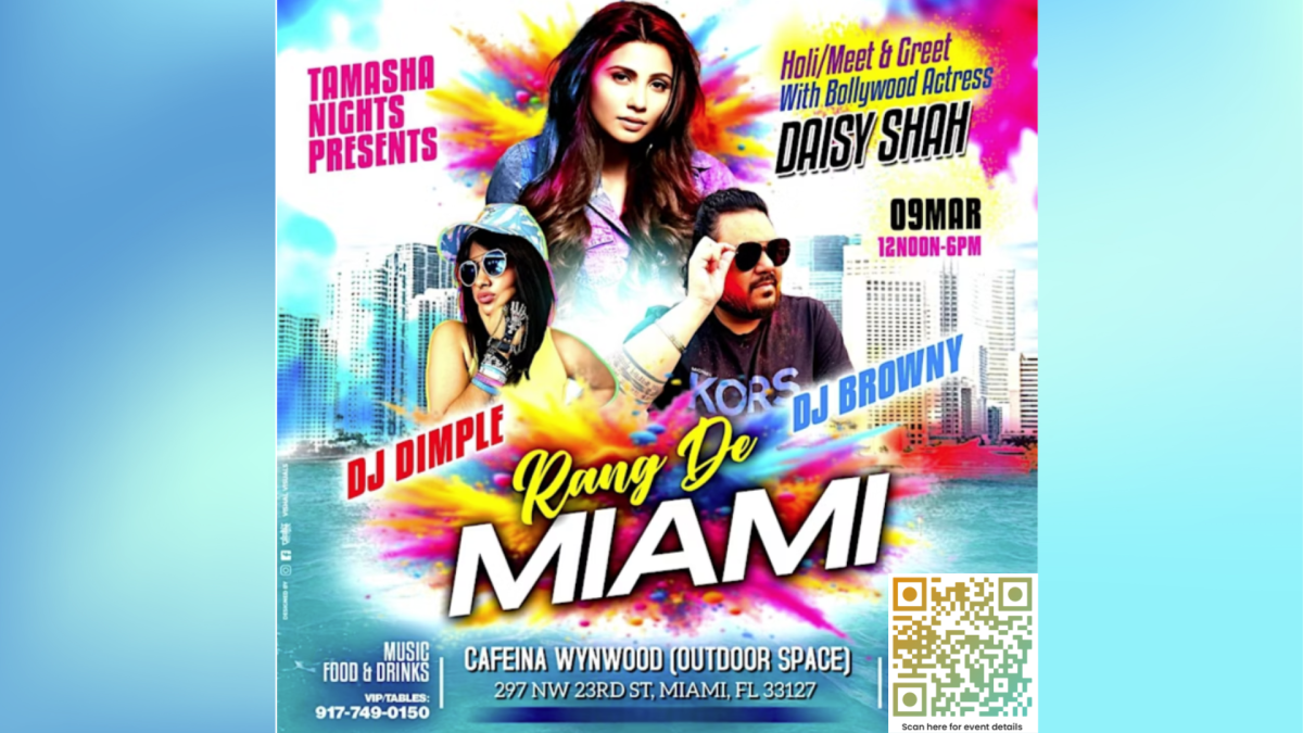 RANG DE MIAMI BOLLYWOOD HOLI FEST
