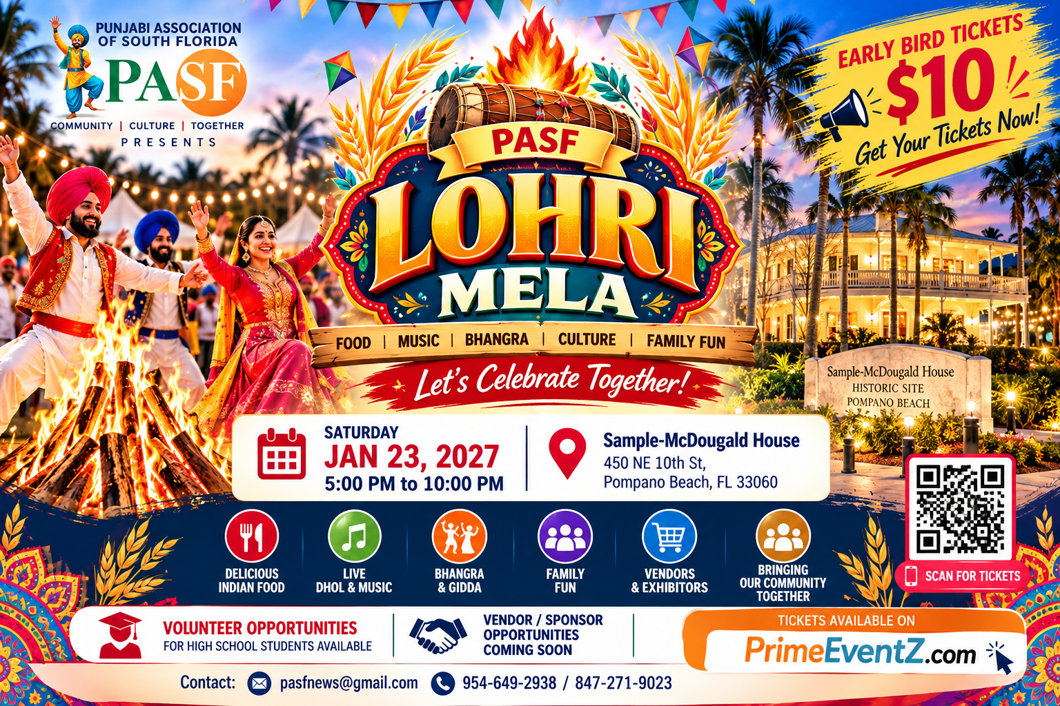 PASF - LOHRI MELA - Jan 23rd, 2027