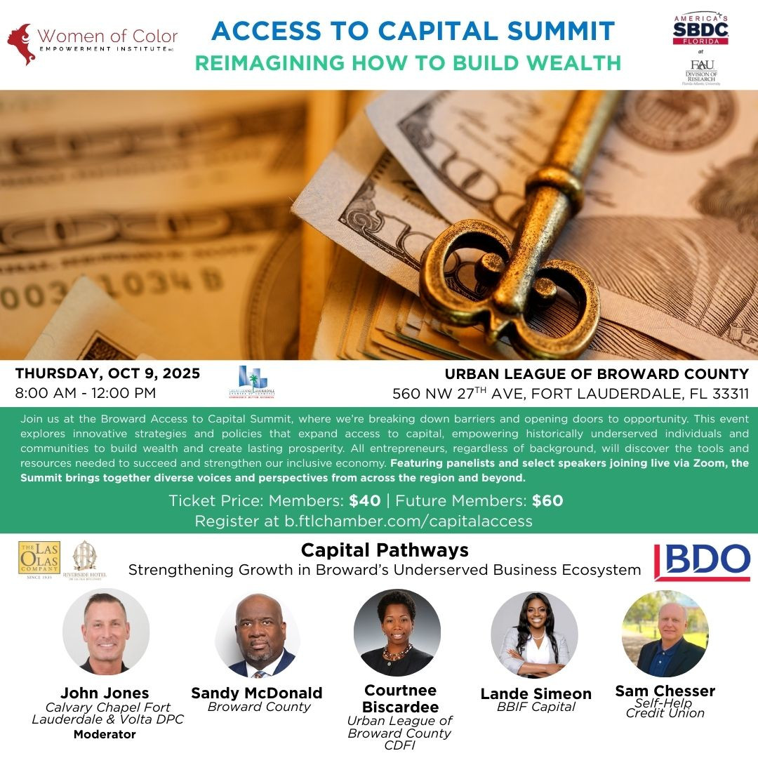 ACCESS TO CAPITAL SUMMIT - REIMAGINING HOW TO BUILD WEALTH