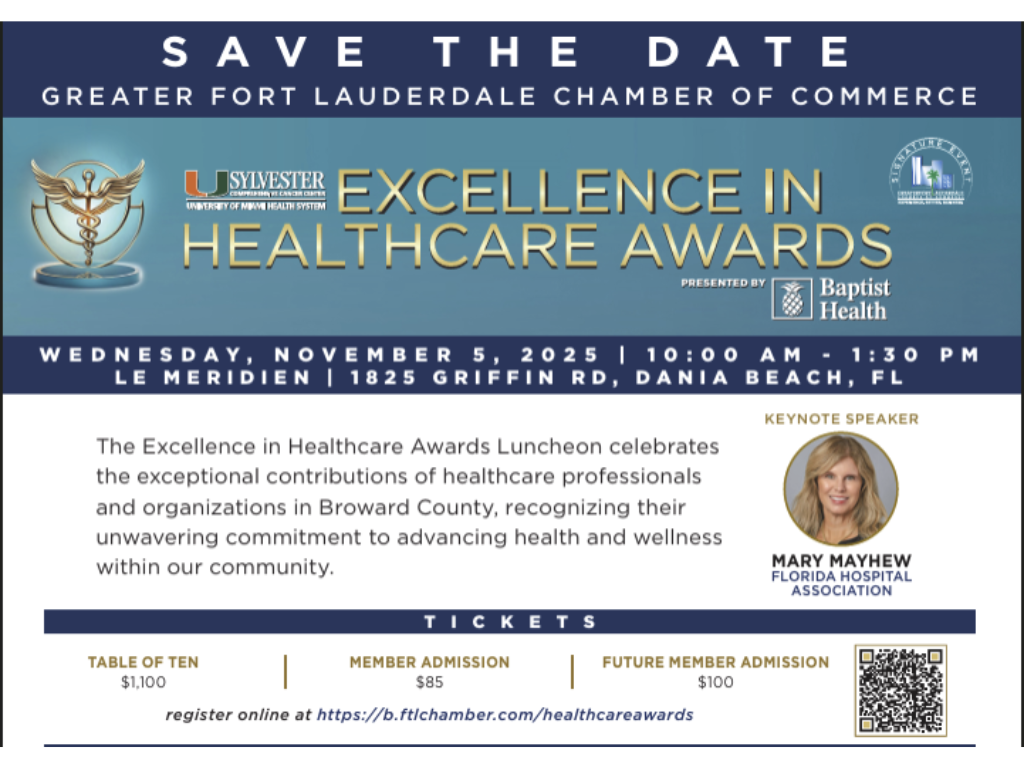 Sylvester Comprehensive Cancer Center's Excellence in Healthcare Awards presented by Baptist Health South Florida