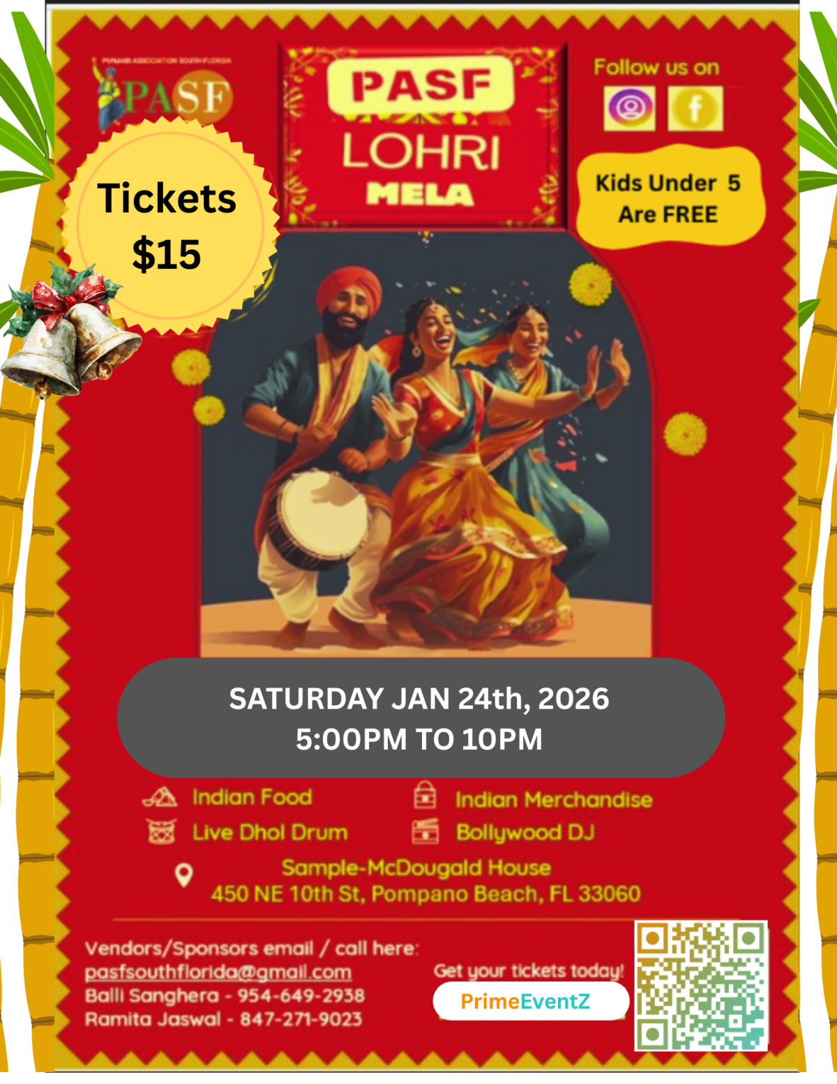 (PASF) Punjabi Association of South Florida - LOHRI MELA 2026
