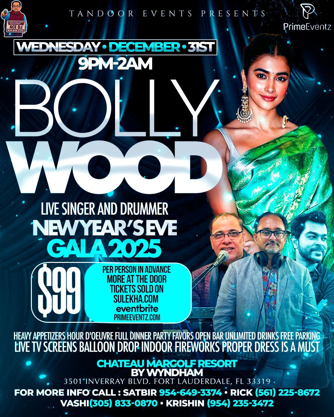 NEW YEAR EVE GALA DEC 31 2025 - BOLLYWOOD STYLE