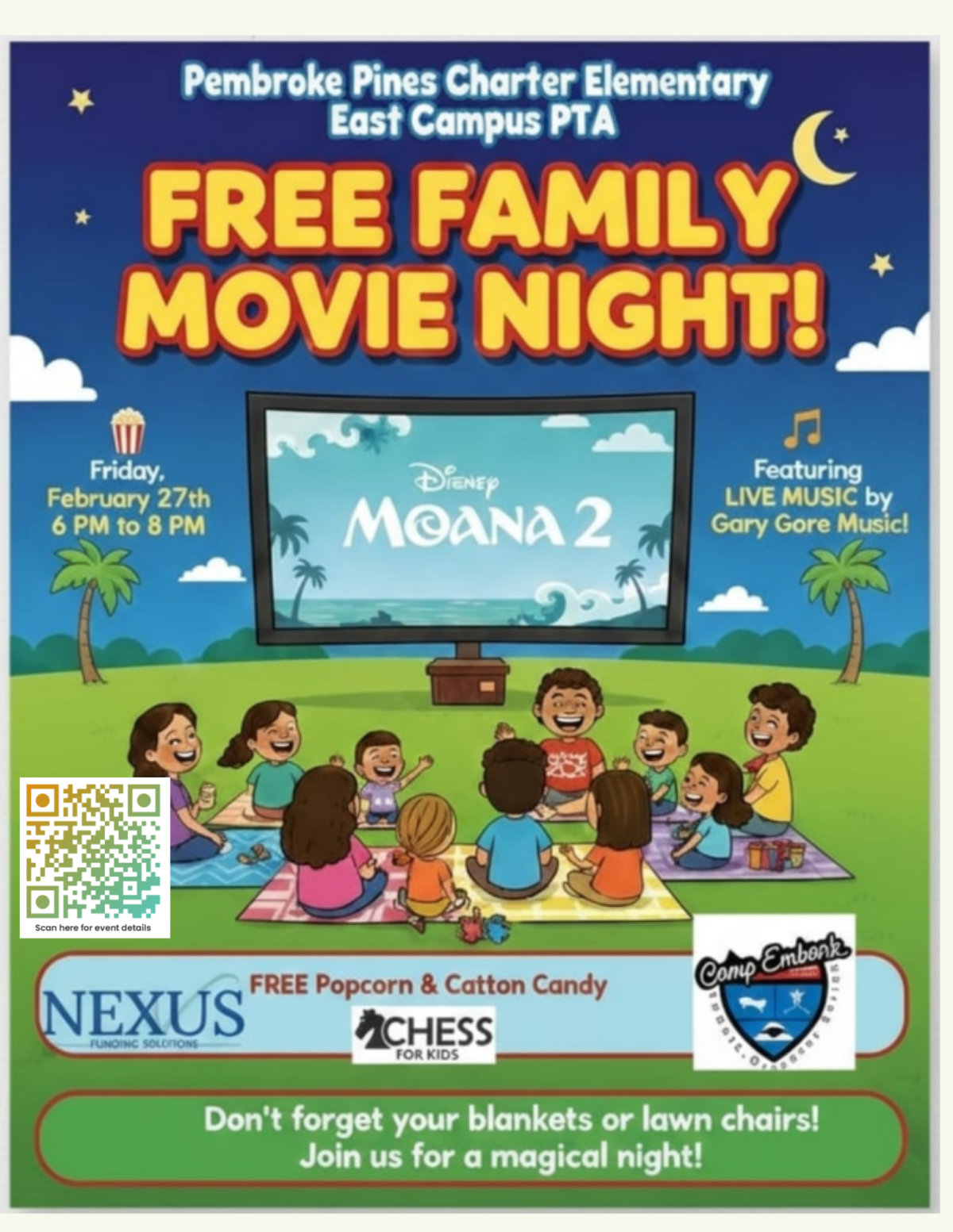 Free Family Movie Night – Moana 2