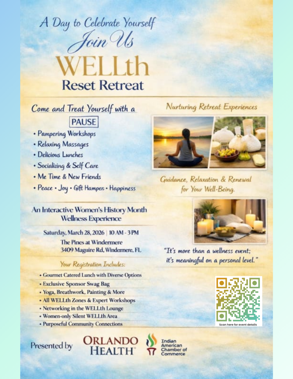 WELLth Reset Retreat Presented by Orlando Health