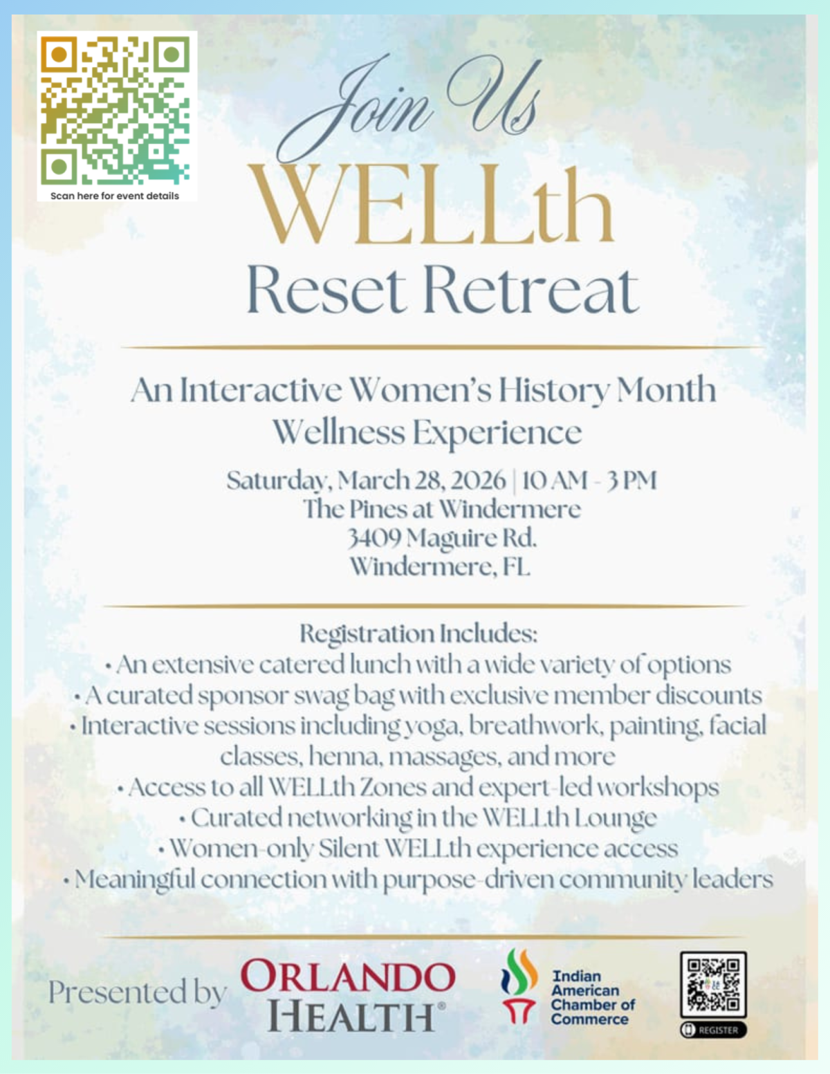 WELLth Reset Retreat Presented by Orlando Health