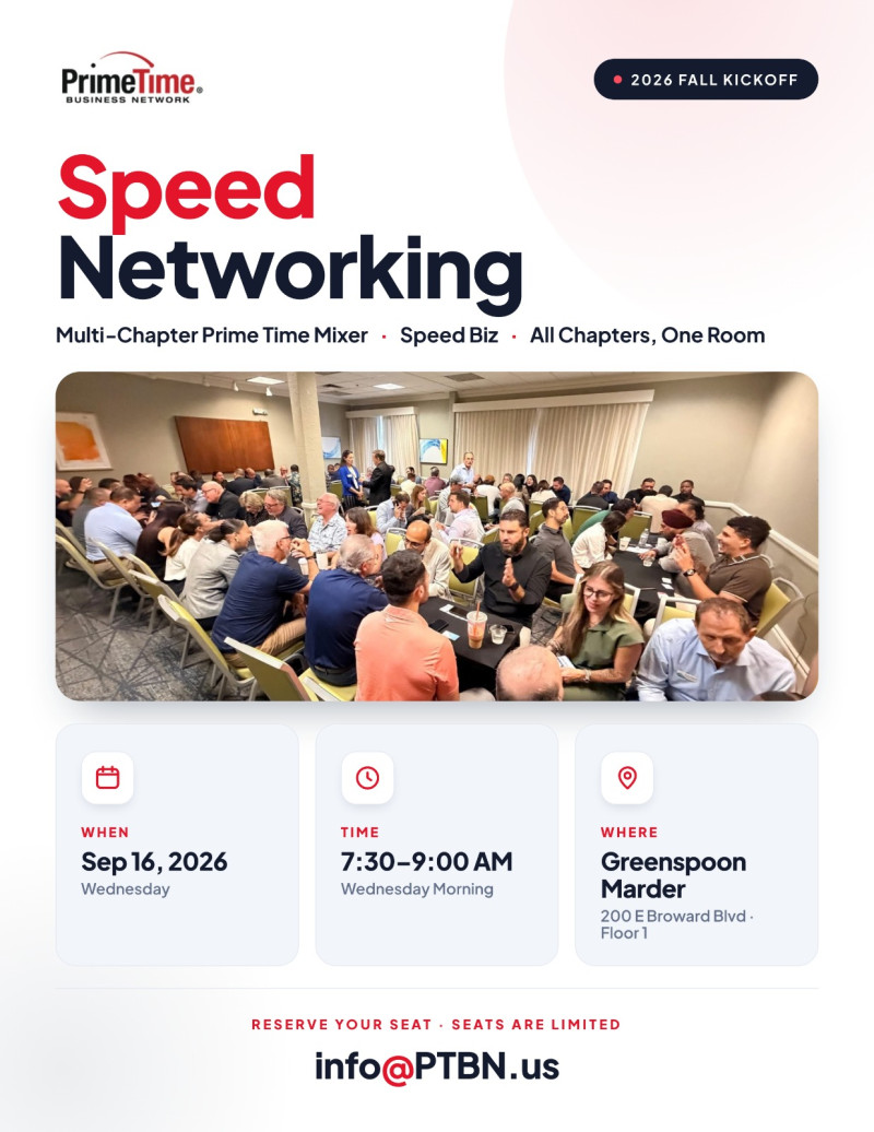 Prime Time - Speed Networking