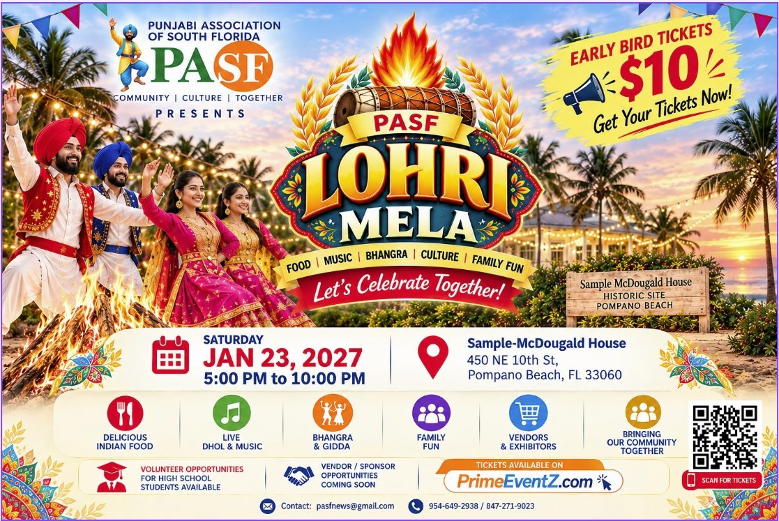 PASF - LOHRI MELA - Jan 23rd, 2027