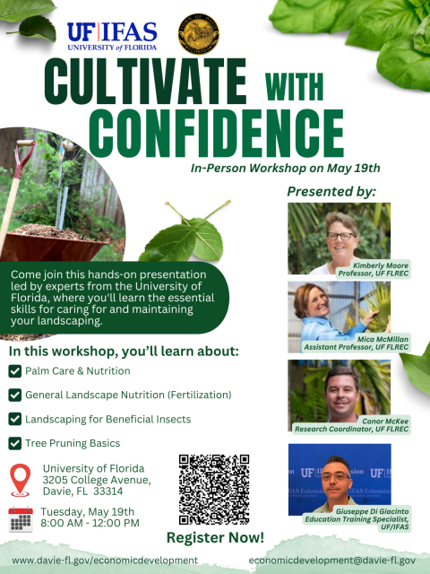 CULTIVATE WITH CONFIDENCE